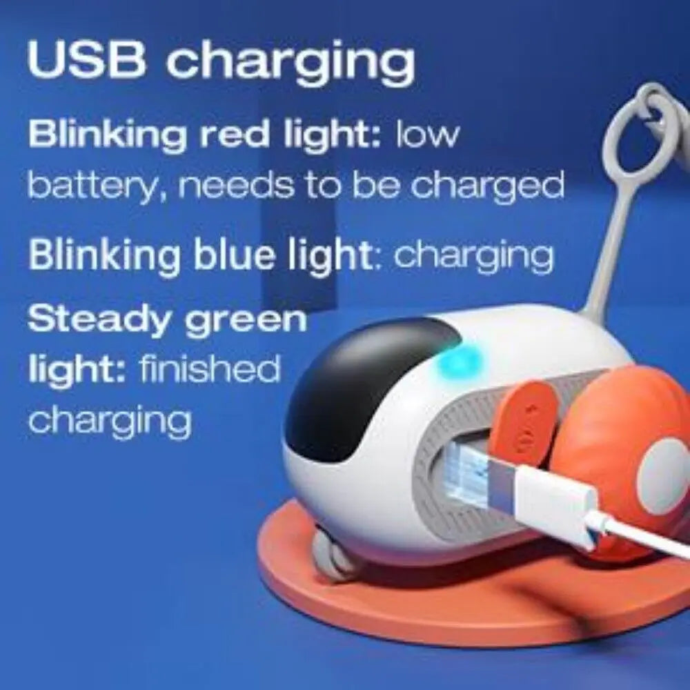 Smart Interactive Chase Car Toy for Cats Remote Control Electric Indoor Mobile Rolling Car Toy Eco-Friendly